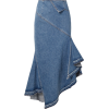 MONSE Asymmetric denim midi skirt - Krila - 