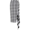 MONSE Checked wool and cotton skirt - Skirts - 