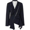 MONSE Deconstructed Slashed Wool-Blend J - Куртки и пальто - 