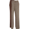 MONSE Two Tone Wool-Blend Pants - Capri hlače - 