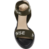 MONSE logo printed canvas sandal - Sandale - 