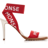 MONSE logo strap sandal - サンダル - 