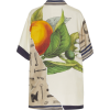 MONSE neutral fruit printed silk shirt - Koszule - krótkie - 