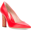 MOSCHINO logo heel pumps - Classic shoes & Pumps - 467.00€  ~ £413.24