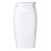 MOSCHINO White Pencil Skirt - Skirts - 