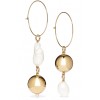 MOUNSER Pagoda Fruit gold-plated pearl e - Earrings - 