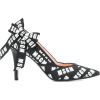 MSGM Bow Detail Printed Pumps - Классическая обувь - 