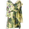MSGM Floral Print Mini Dress - sukienki - 