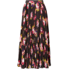 MSGM Floral-print plissé-crepe midi skir - Skirts - 