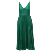 MSGM Green sequinned midi dress with V-n - 连衣裙 - 