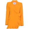 MSGM Orange Double Breasted Ruffle  - Suits - 