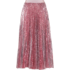 MSGM Pleated sequinned skirt - Skirts - 
