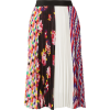 MSGM Printed plissé-crepe skirt - Skirts - 