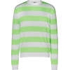 MSGM Striped Fluo Sweater - Swetry - 