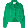 MSGM cut-out denim jacket - Jaquetas e casacos - 