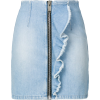 MSGM ruffle denim miniskirt - Röcke - $320.00  ~ 274.84€