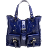 MULBERRY blue patent leather bag - Hand bag - 