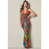  MULTI COLORED PRINTED DRESS - Remenje - 