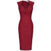 MUXXN Women's 50s 60s Vintage Sexy Fitted Office Pencil Dress - Dresses - $49.99 