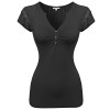 Made by Emma MBE Women's Solid Cute Detail Casual Tee Shirt - Нижнее белье - $9.47  ~ 8.13€