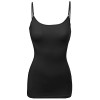 Made by Emma MBE Women's Solid Scoop Neck Spaghetti Adjustable Strap Cami - Shirts - $7.99 