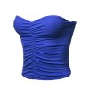 Made by Emma Women's Causal Cute Sexy Solid Front Ruched Back Smocking Tube Top - Košulje - kratke - $7.97  ~ 50,63kn