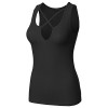 Made by Emma Women's Solid Sleeveless Spaghetti Strap Cross Strap Cage Front Tank Top - Košulje - kratke - $6.38  ~ 40,53kn