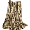 Made in France Velor Print Gather Skirt - Gonne - 