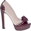Magenta and Cream Heel - Klasični čevlji - 