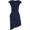 Maggy London - Ruffle crepe dress - ワンピース・ドレス - $124.00  ~ ¥13,956