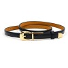 Maikun Women's Thin Belt Adjustable Solid Color Patent Leather Pin Buckle - Belt - $19.00  ~ £14.44