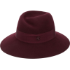 Maison Michel logo plaque fedora hat - ハット - 