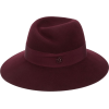 Maison Michel logo plaque fedora hat - Hüte - 