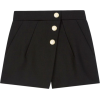 Maje Buttoned Skirt-Front Shorts - Calções - 