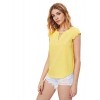 MakeMeChic Women's Casual Plain Scallop Cutout Cap Sleeve Blouse Top - Top - $16.99  ~ 107,93kn