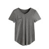 MakeMeChic Women's Short Sleeve Pocket T-Shirt Summer Tops Tee - トップス - $9.99  ~ ¥1,124