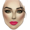 Makeup Face - Иллюстрации - 