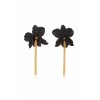 Mallarino Black Orchid Studs - Earrings - 