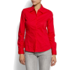 Mango Women's Basic Shirt Red - Koszule - krótkie - $39.99  ~ 34.35€