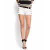 Mango Women's Button Detailed Short White - Брюки - короткие - $49.99  ~ 42.94€