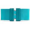 Mango Women's Elastic Waist Belt Turquoise - Belt - $19.99 