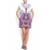 Mango Women's Floral Print Straight-cut Dress Off-White - Vestidos - $119.99  ~ 103.06€