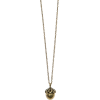 Mango Women's Long Acorn Necklace Silver - ネックレス - $9.99  ~ ¥1,124