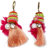 Mango Women's Long Colored Earrings Fuschia - Uhani - $19.99  ~ 17.17€