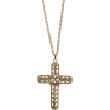 Mango Women's Long Cross Necklace - Necklaces - $19.99  ~ £15.19