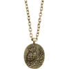 Mango Women's Owl Necklace Gold - Ogrlice - $19.99  ~ 17.17€