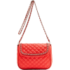 Mango Women's Quilted Messenger Handbag Coral - Hand bag - $44.99 