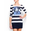 Mango Women's Sailor Stripes T-shirt Royal Blue - T-shirts - $34.99 