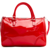 Mango Women's Shiny Bowling Handbag Coral - Hand bag - $59.99 