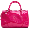 Mango Women's Shiny Bowling Handbag Fuschia - Hand bag - $59.99 